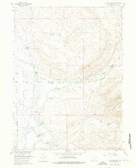 Coal Bank Basin Wyoming Historical topographic map, 1:24000 scale, 7.5 X 7.5 Minute, Year 1955