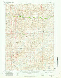 Coal Draw Wyoming Historical topographic map, 1:62500 scale, 15 X 15 Minute, Year 1959