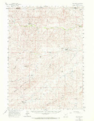 Coal Draw Wyoming Historical topographic map, 1:62500 scale, 15 X 15 Minute, Year 1959