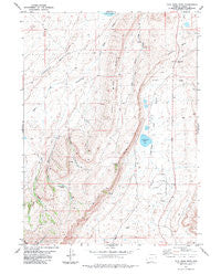 Coal Mine Ridge Wyoming Historical topographic map, 1:24000 scale, 7.5 X 7.5 Minute, Year 1983