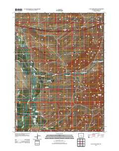 Coal Bank Basin Wyoming Historical topographic map, 1:24000 scale, 7.5 X 7.5 Minute, Year 2012