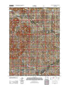 Coal Bank Draw Wyoming Historical topographic map, 1:24000 scale, 7.5 X 7.5 Minute, Year 2012