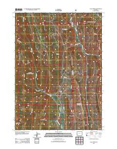 Coal Creek Wyoming Historical topographic map, 1:24000 scale, 7.5 X 7.5 Minute, Year 2012