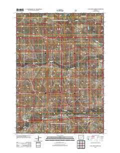 Coal Draw North Wyoming Historical topographic map, 1:24000 scale, 7.5 X 7.5 Minute, Year 2012