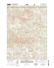 Coal Draw North Wyoming Current topographic map, 1:24000 scale, 7.5 X 7.5 Minute, Year 2015
