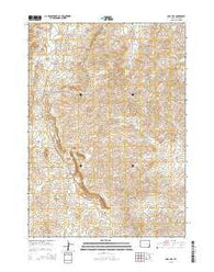 Coal Hill Wyoming Current topographic map, 1:24000 scale, 7.5 X 7.5 Minute, Year 2015