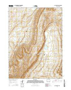 Coal Mine Ridge Wyoming Current topographic map, 1:24000 scale, 7.5 X 7.5 Minute, Year 2015