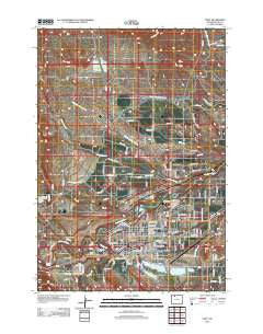 Cody Wyoming Historical topographic map, 1:24000 scale, 7.5 X 7.5 Minute, Year 2012