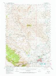 Cody Wyoming Historical topographic map, 1:62500 scale, 15 X 15 Minute, Year 1949