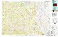 Cody Wyoming Historical topographic map, 1:100000 scale, 30 X 60 Minute, Year 1980