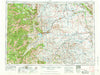 Cody Wyoming Historical topographic map, 1:250000 scale, 1 X 2 Degree, Year 1955