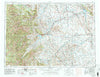 Cody Wyoming Historical topographic map, 1:250000 scale, 1 X 2 Degree, Year 1955