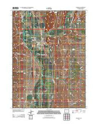 Cokeville Wyoming Historical topographic map, 1:24000 scale, 7.5 X 7.5 Minute, Year 2012