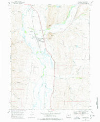 Cokeville Wyoming Historical topographic map, 1:24000 scale, 7.5 X 7.5 Minute, Year 1967