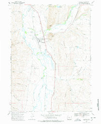 Cokeville Wyoming Historical topographic map, 1:24000 scale, 7.5 X 7.5 Minute, Year 1967