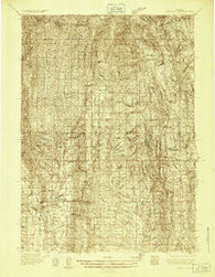 Cokeville Wyoming Historical topographic map, 1:96000 scale, 30 X 30 Minute, Year 1936