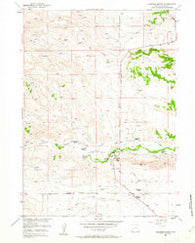 Coleman Butte Wyoming Historical topographic map, 1:24000 scale, 7.5 X 7.5 Minute, Year 1950