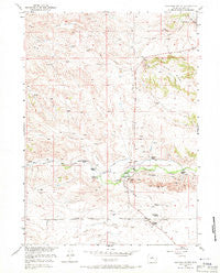 Coleman Butte Wyoming Historical topographic map, 1:24000 scale, 7.5 X 7.5 Minute, Year 1950