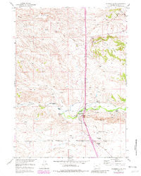Coleman Butte Wyoming Historical topographic map, 1:24000 scale, 7.5 X 7.5 Minute, Year 1950