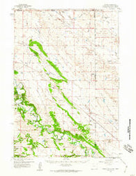 Colony Wyoming Historical topographic map, 1:62500 scale, 15 X 15 Minute, Year 1957