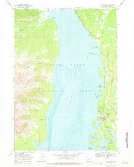 Colter Bay Wyoming Historical topographic map, 1:24000 scale, 7.5 X 7.5 Minute, Year 1968