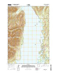 Colter Bay Wyoming Current topographic map, 1:24000 scale, 7.5 X 7.5 Minute, Year 2015