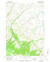Columbus Peak Wyoming Historical topographic map, 1:24000 scale, 7.5 X 7.5 Minute, Year 1964