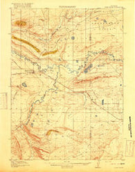 Como Ridge Wyoming Historical topographic map, 1:62500 scale, 15 X 15 Minute, Year 1918