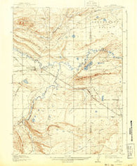 Como Ridge Wyoming Historical topographic map, 1:62500 scale, 15 X 15 Minute, Year 1918