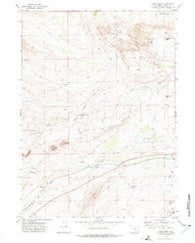 Como West Wyoming Historical topographic map, 1:24000 scale, 7.5 X 7.5 Minute, Year 1971