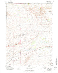 Como West Wyoming Historical topographic map, 1:24000 scale, 7.5 X 7.5 Minute, Year 1971