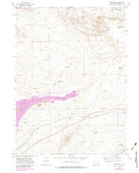 Como West Wyoming Historical topographic map, 1:24000 scale, 7.5 X 7.5 Minute, Year 1971