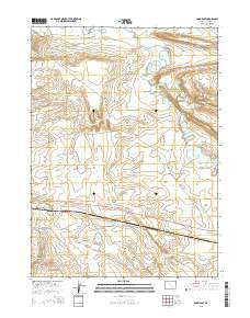 Como East Wyoming Current topographic map, 1:24000 scale, 7.5 X 7.5 Minute, Year 2015