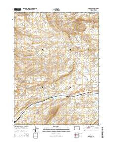 Como West Wyoming Current topographic map, 1:24000 scale, 7.5 X 7.5 Minute, Year 2015