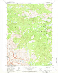 Cony Mountain Wyoming Historical topographic map, 1:24000 scale, 7.5 X 7.5 Minute, Year 1953