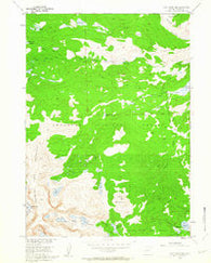 Cony Mountain Wyoming Historical topographic map, 1:24000 scale, 7.5 X 7.5 Minute, Year 1953