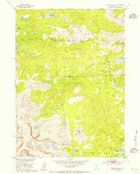 Cony Mountain Wyoming Historical topographic map, 1:24000 scale, 7.5 X 7.5 Minute, Year 1953