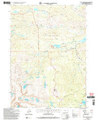 Cony Mountain Wyoming Historical topographic map, 1:24000 scale, 7.5 X 7.5 Minute, Year 1991