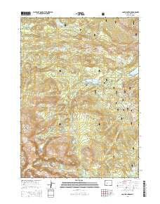 Cony Mountain Wyoming Current topographic map, 1:24000 scale, 7.5 X 7.5 Minute, Year 2015