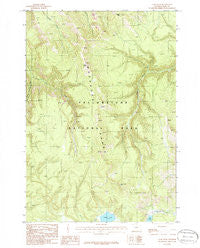 Cook Peak Wyoming Historical topographic map, 1:24000 scale, 7.5 X 7.5 Minute, Year 1986