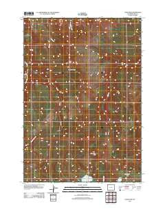 Cook Peak Wyoming Historical topographic map, 1:24000 scale, 7.5 X 7.5 Minute, Year 2012