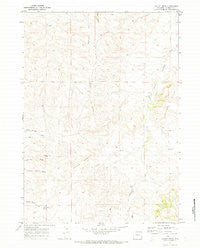 Cooley Draw Wyoming Historical topographic map, 1:24000 scale, 7.5 X 7.5 Minute, Year 1970