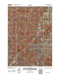 Cooley Draw Wyoming Historical topographic map, 1:24000 scale, 7.5 X 7.5 Minute, Year 2012