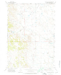 Coon Track Creek Wyoming Historical topographic map, 1:24000 scale, 7.5 X 7.5 Minute, Year 1971