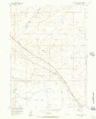 Cooper Lake North Wyoming Historical topographic map, 1:24000 scale, 7.5 X 7.5 Minute, Year 1955