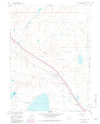 Cooper Lake North Wyoming Historical topographic map, 1:24000 scale, 7.5 X 7.5 Minute, Year 1955
