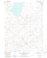 Cooper Lake South Wyoming Historical topographic map, 1:24000 scale, 7.5 X 7.5 Minute, Year 1955