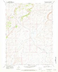 Cooper Ridge NE Wyoming Historical topographic map, 1:24000 scale, 7.5 X 7.5 Minute, Year 1968