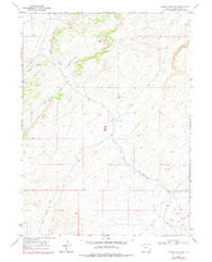 Cooper Ridge NE Wyoming Historical topographic map, 1:24000 scale, 7.5 X 7.5 Minute, Year 1968