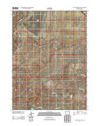 Cooper Lake South Wyoming Historical topographic map, 1:24000 scale, 7.5 X 7.5 Minute, Year 2012